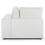 Beta 45" Corner Chair Module - Quartz White