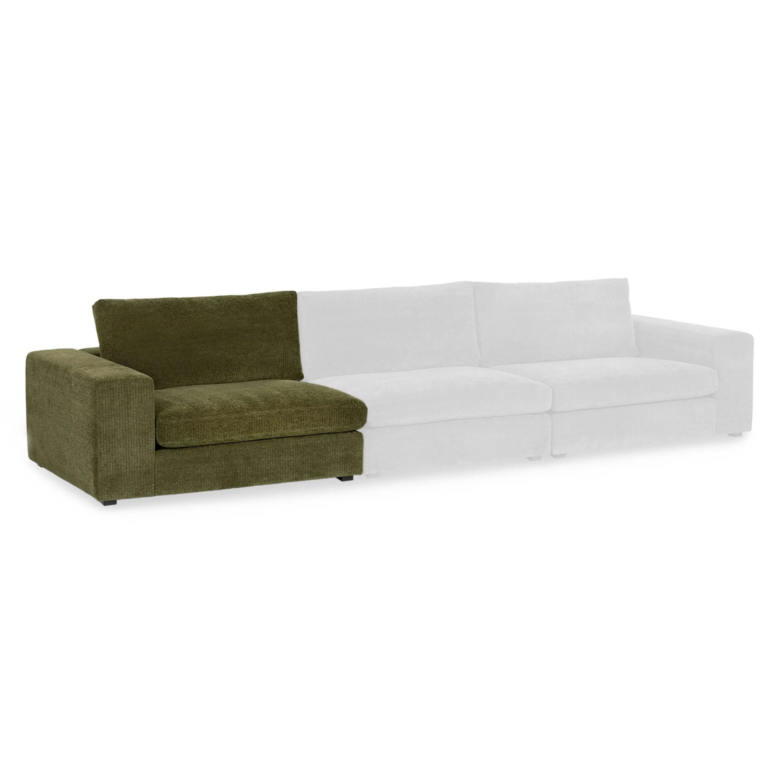 Beta 49_ Left Arm Chair Module - Cypress Green - Image 5