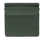 Leigh 39.5_ Armless Chair Module - Green Wool Bouclé