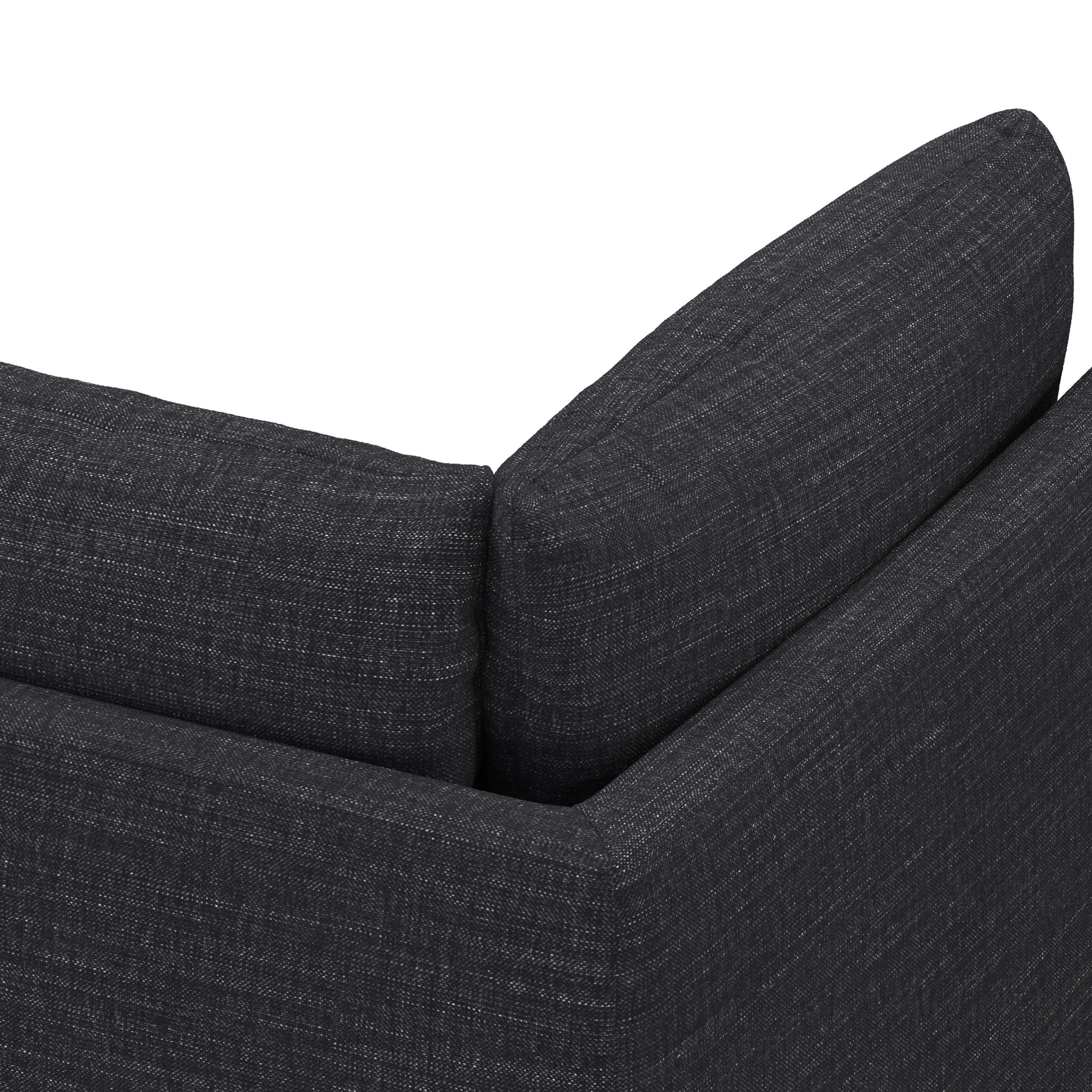 Leigh 41_ Corner Chair Module - Napa Charcoal - Image 10