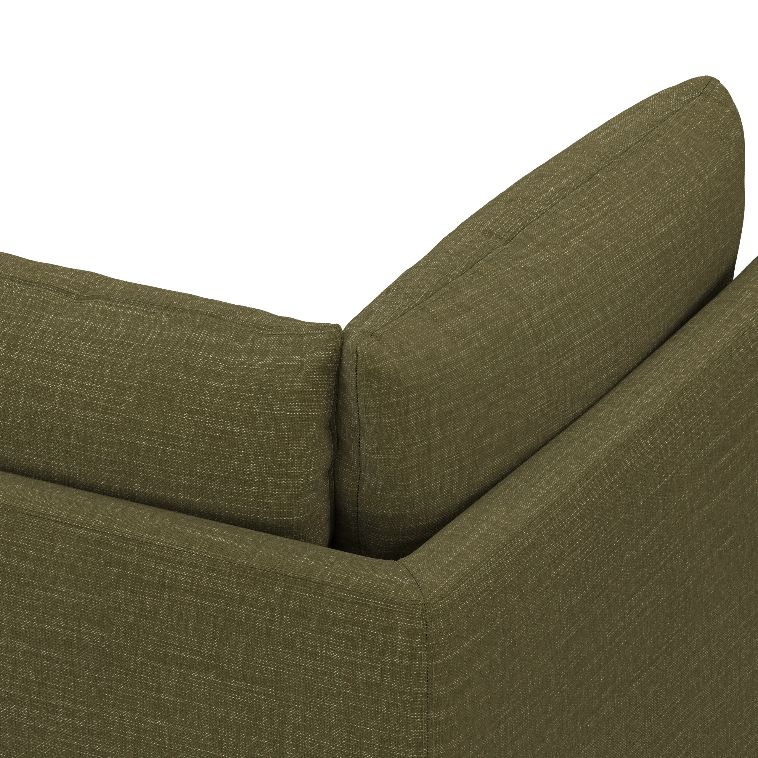 Leigh 41_ Corner Chair Module - Napa Moss - Image 8