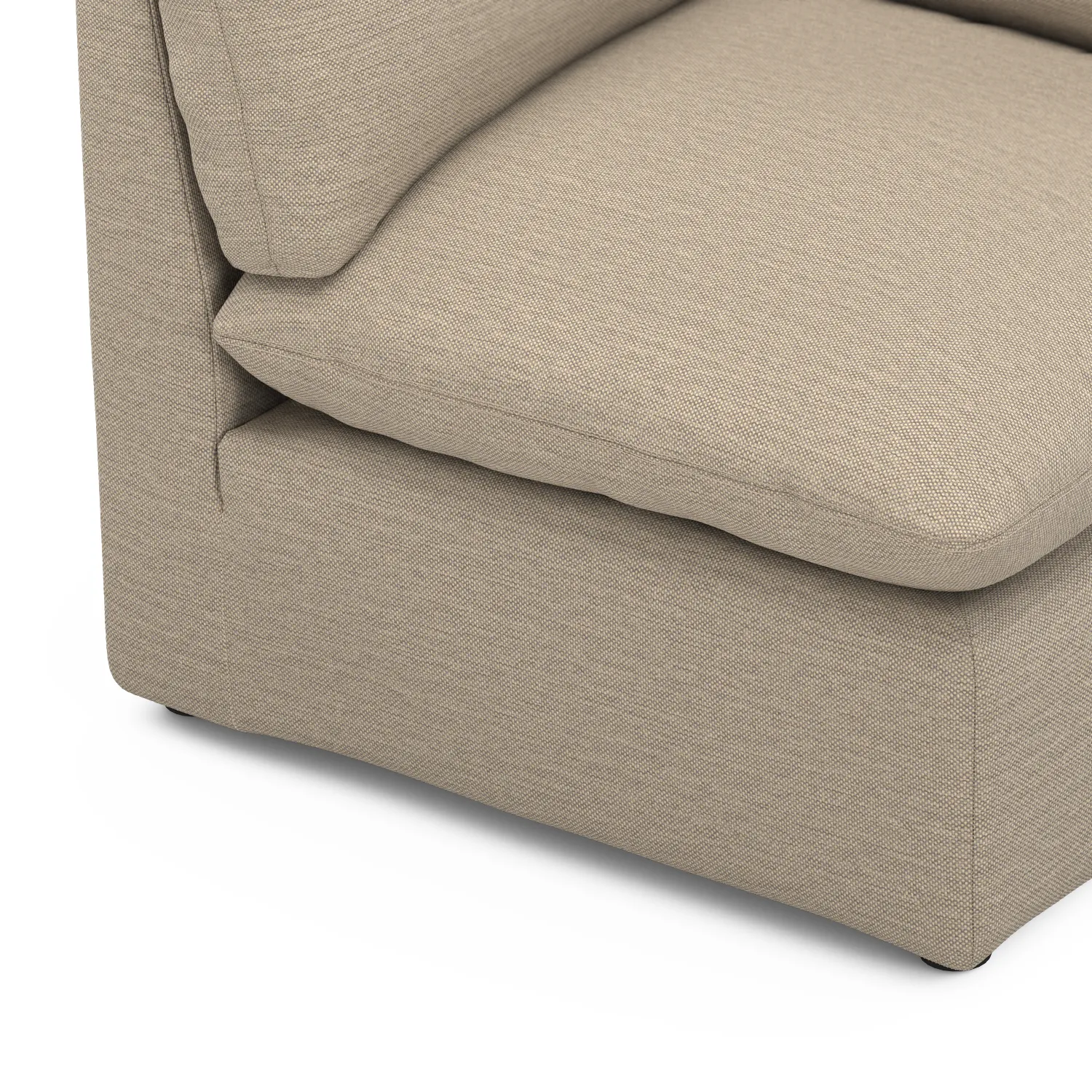 Leigh 41_ Corner Chair Module - Silver Taupe - Image 10