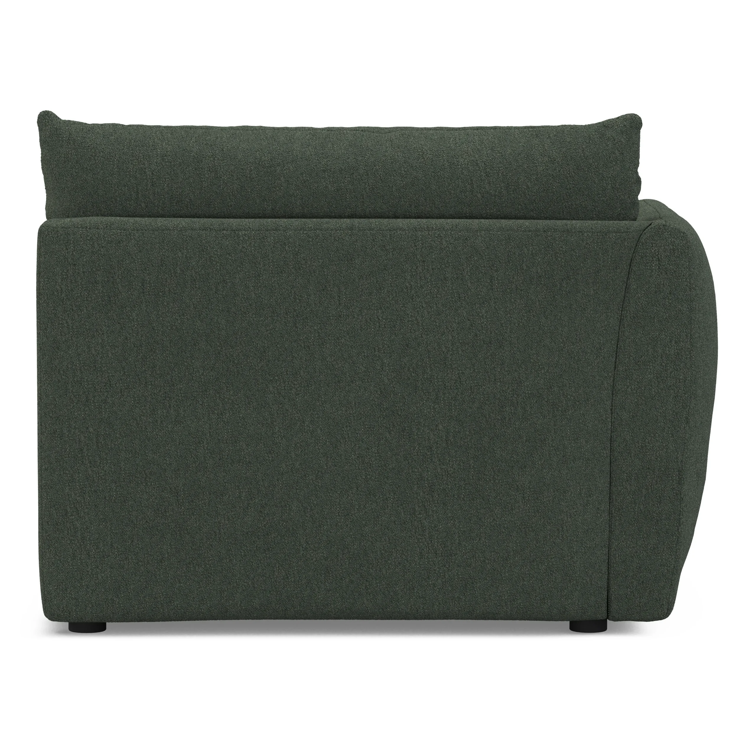 Leigh 46_ Left Arm Module - Green Wool Bouclé - Image 12