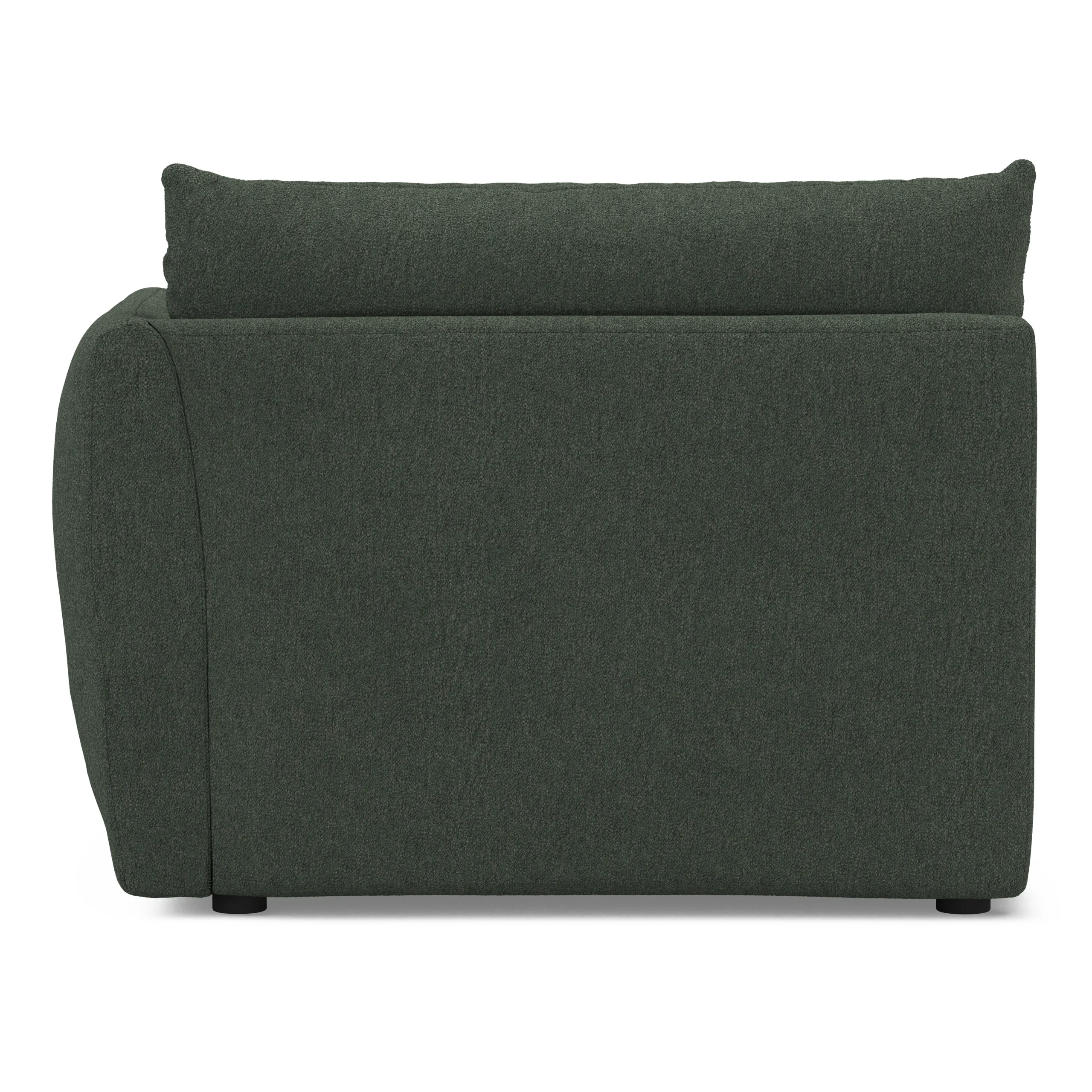 Leigh 46_ Right Arm Module - Green Wool Bouclé - Image 12