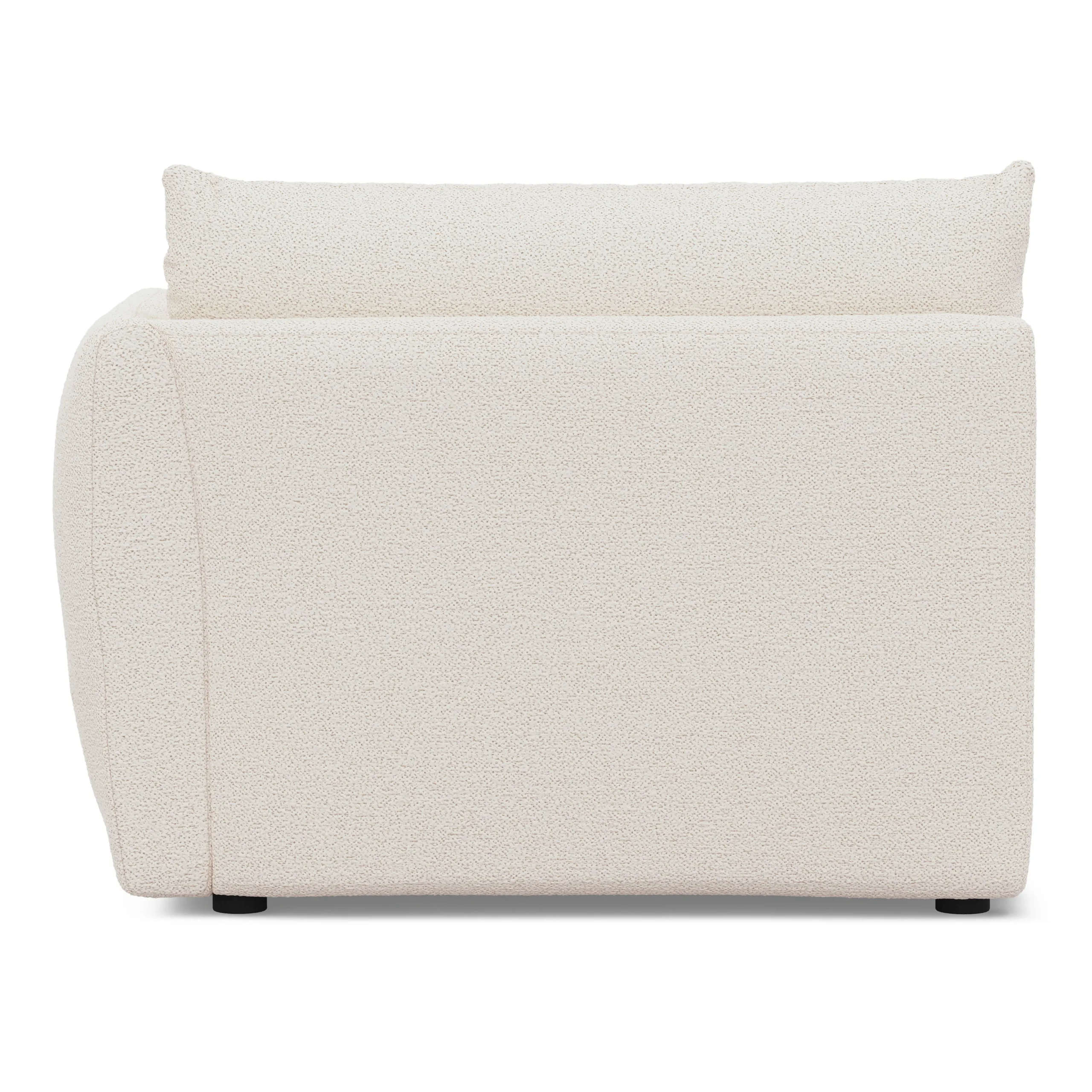 Leigh 46_ Right Arm Module - Ivory Wool Bouclé - Image 8