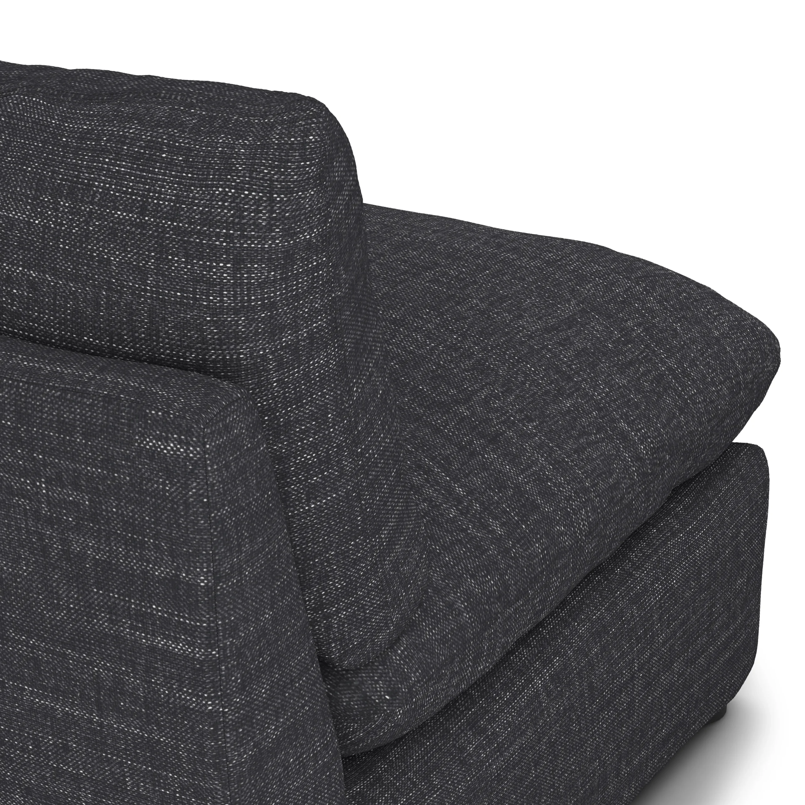Leigh 79_ Armless Modular Sofa - Napa Charcoal - Image 8