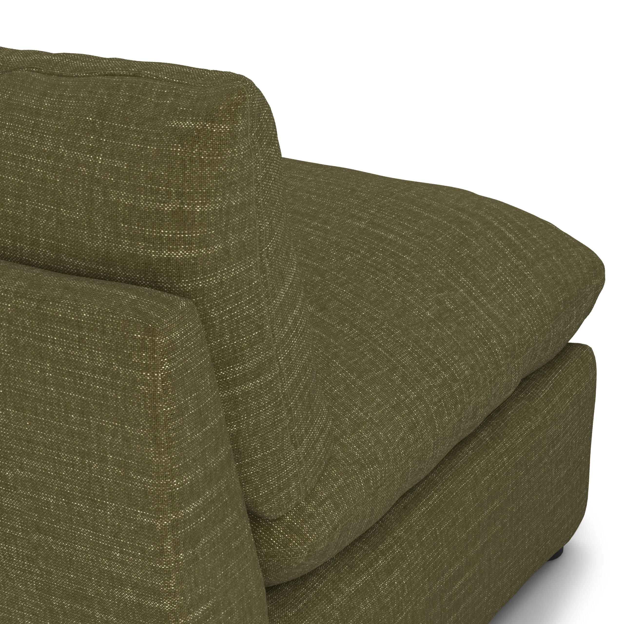 Leigh 79_ Armless Modular Sofa - Napa Moss - Image 8