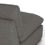 Leigh 79_ Armless Modular Sofa - Silver Gray