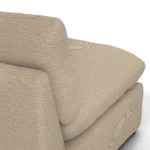 Leigh 79_ Armless Modular Sofa - Silver Taupe