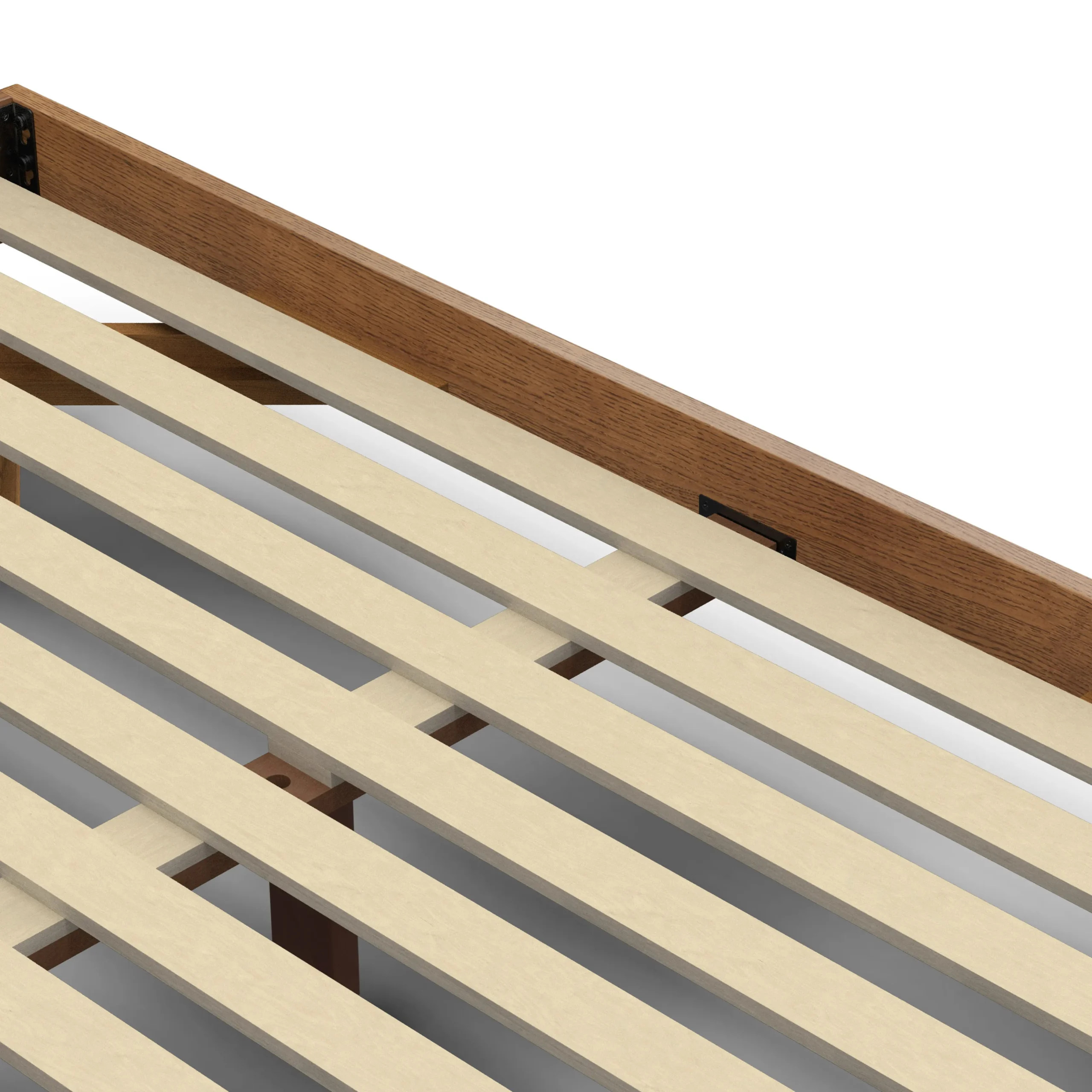 Basi Full Bed Frame - Smoked Oak - Image 6