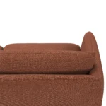 Leigh 92_ Modular Sofa - Napa Rust