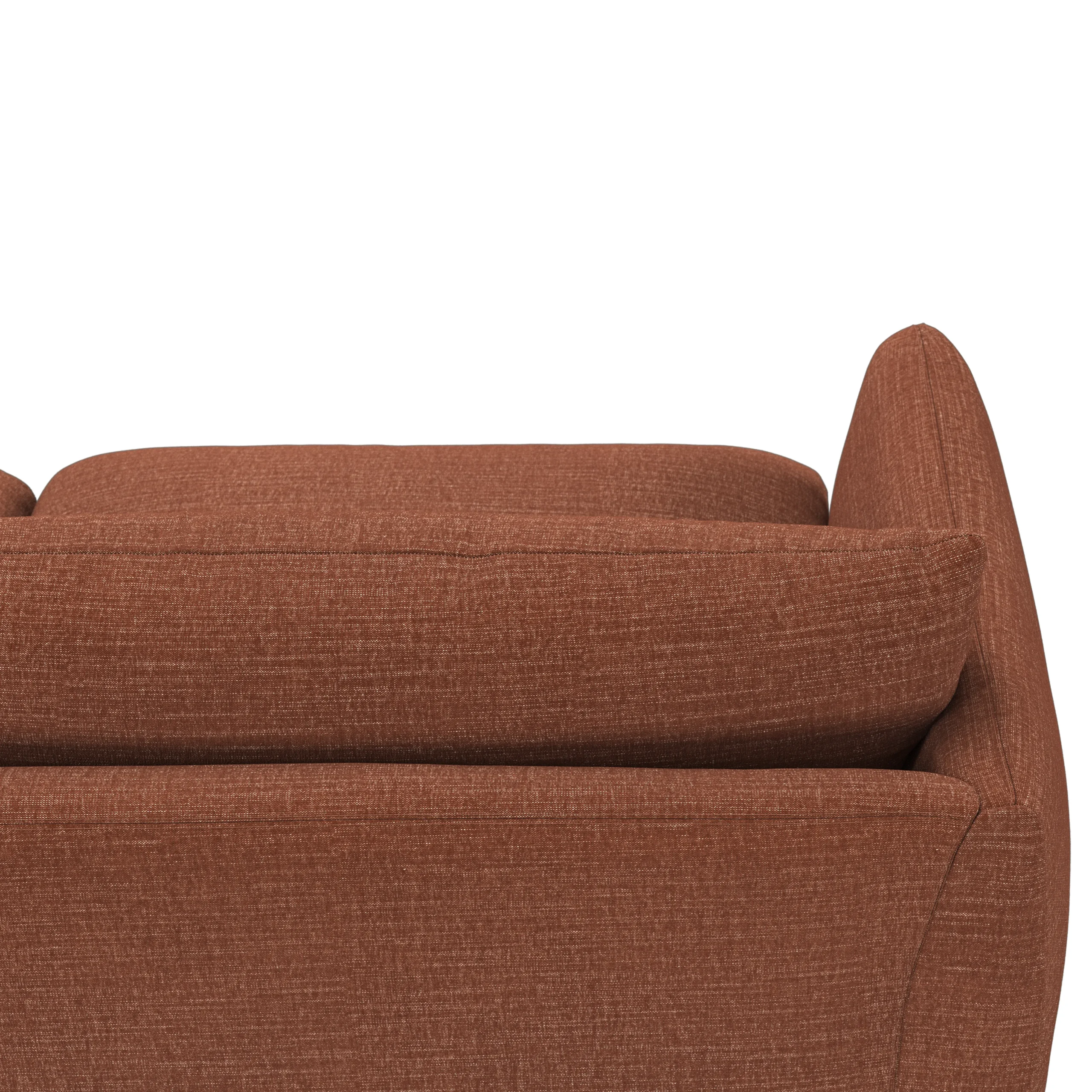 Leigh 92_ Modular Sofa - Napa Rust - Image 8