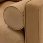 Sven 42_ Tufted Leather Lounge Chair - Charme Tan