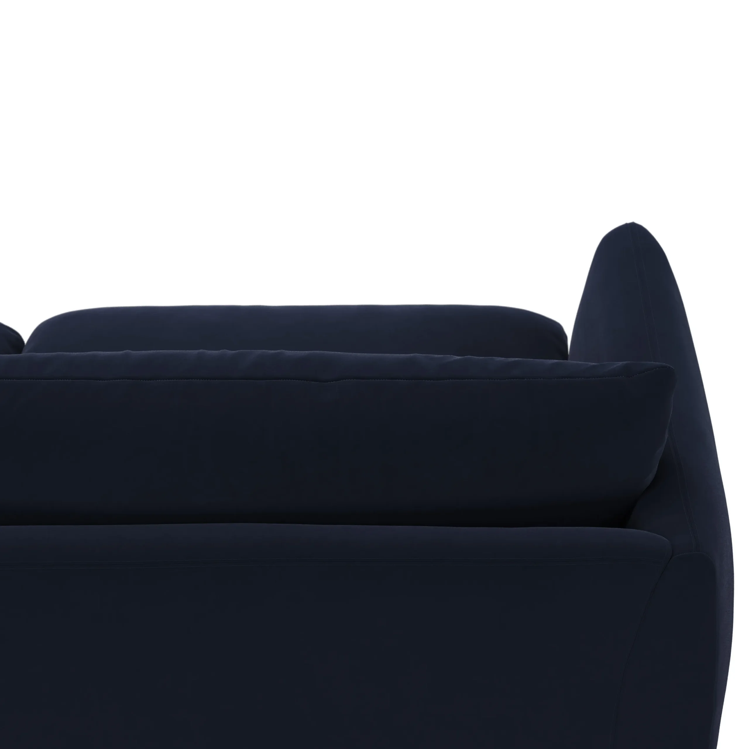 Leigh 92_ Velvet Modular Sofa - Hale Ink - Image 7