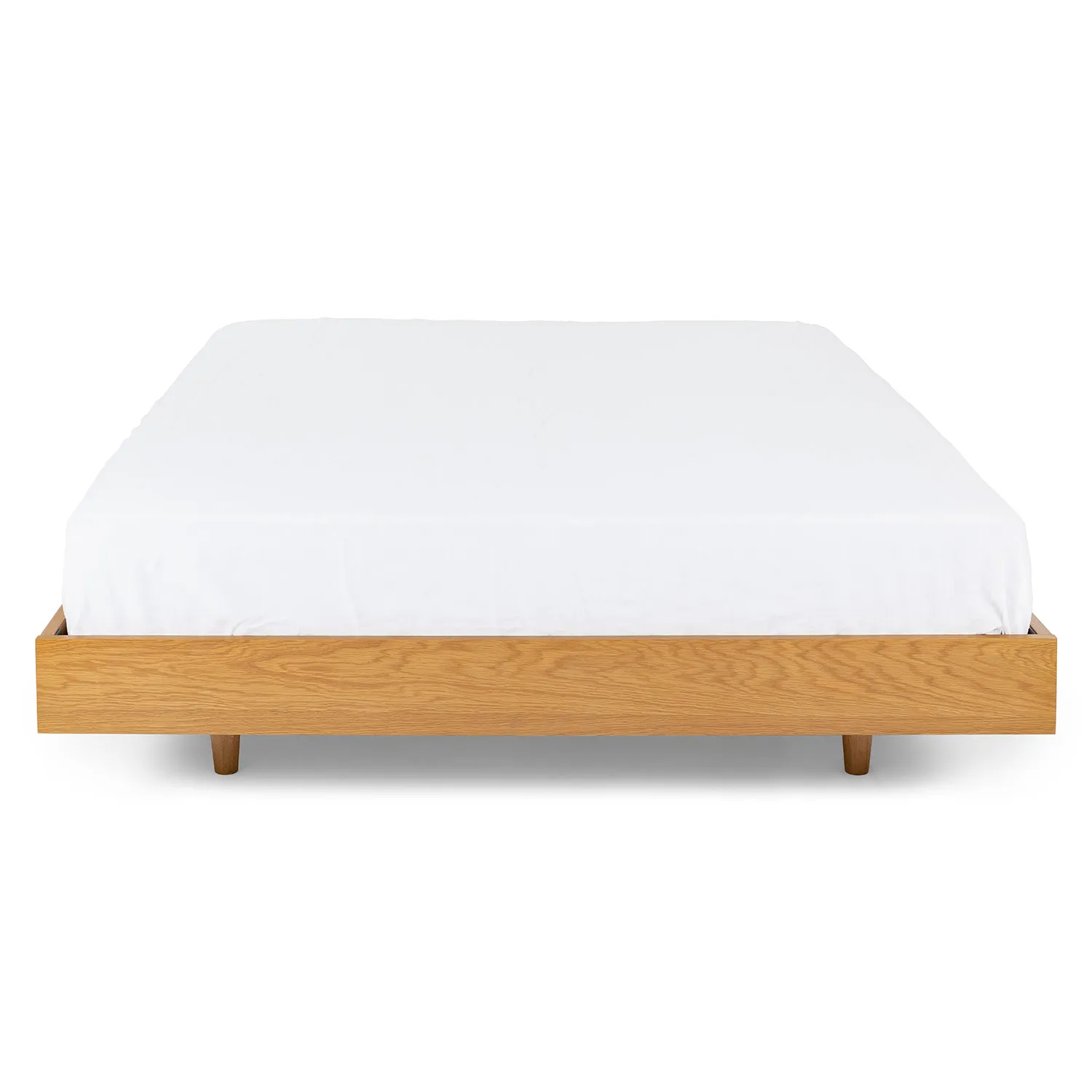 Basi Queen Bed Frame - Oak - Image 11