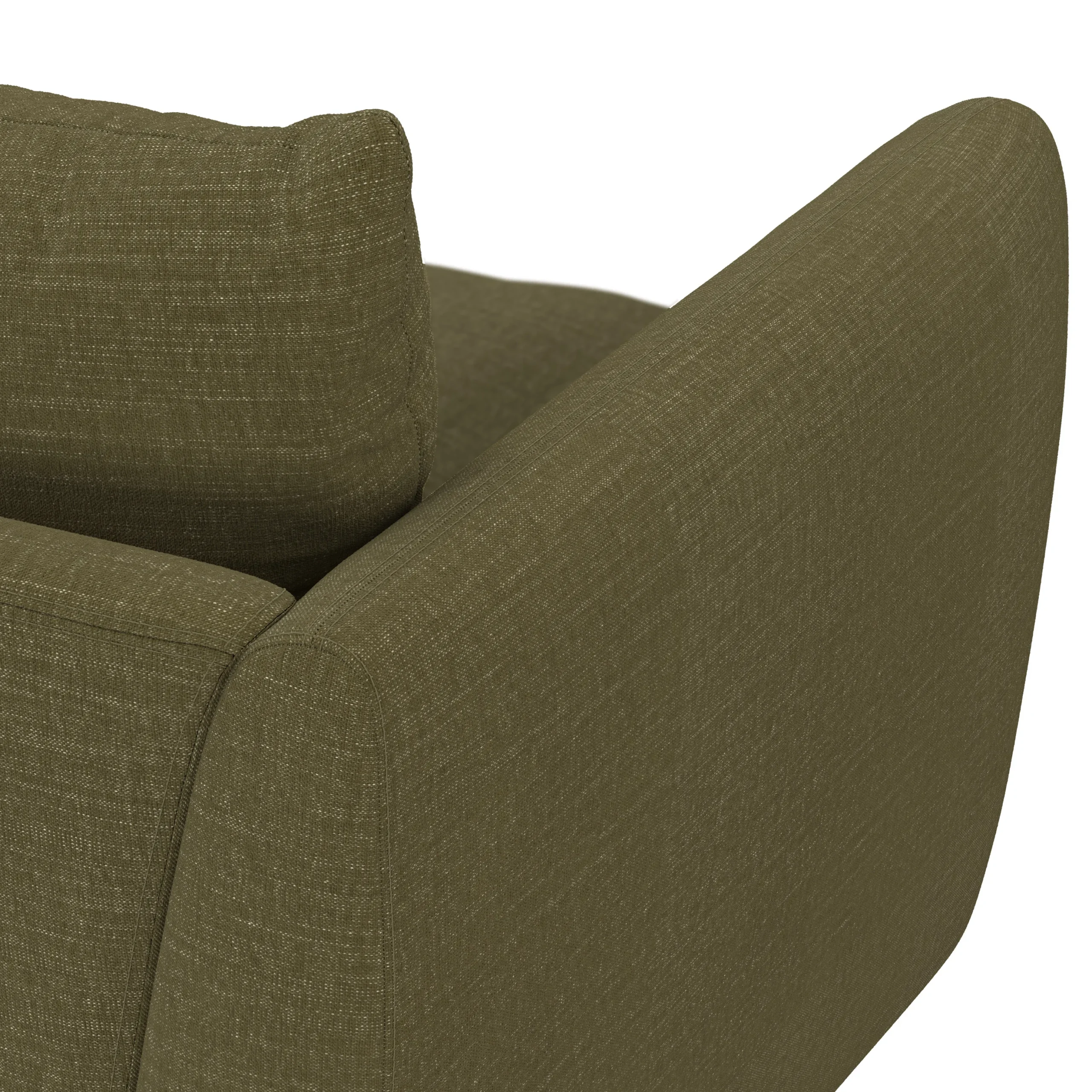 Leigh 131.5_ Modular Sofa - Napa Moss - Image 8