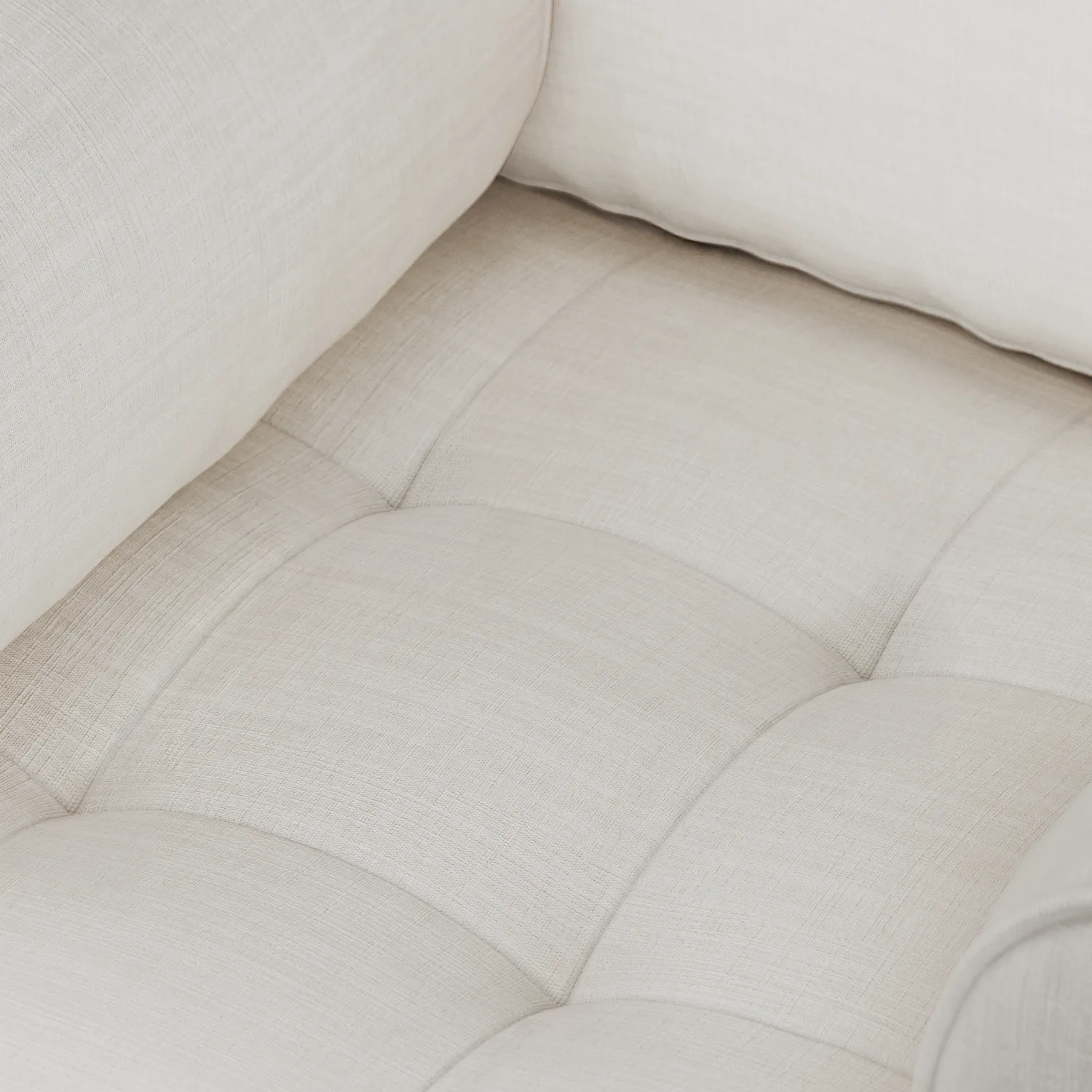 Sven 42_ Tufted Lounge Chair - Biscuit Cream - Image 5