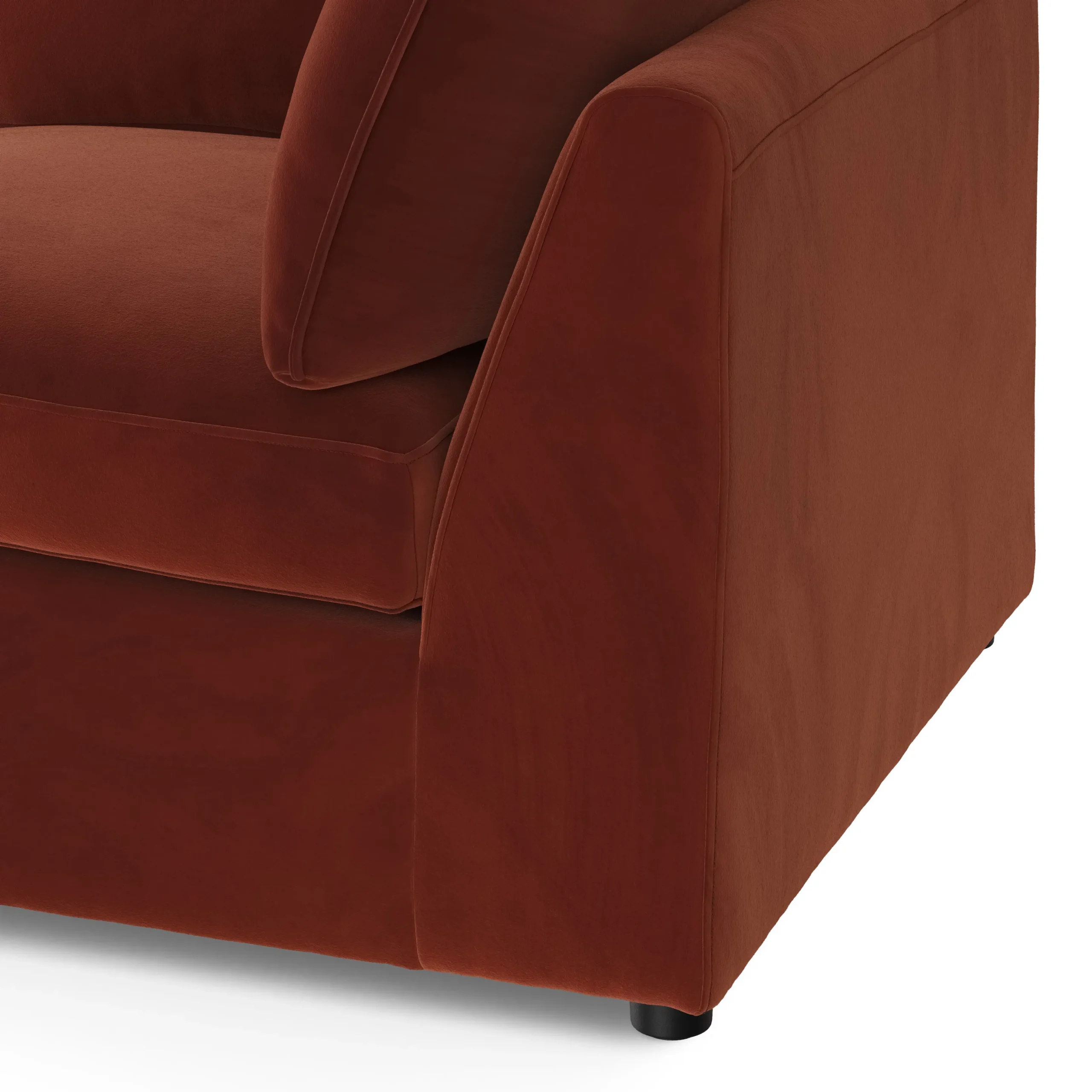 Lenae 38_ Velvet Corner Module - Hale Rust - Image 8