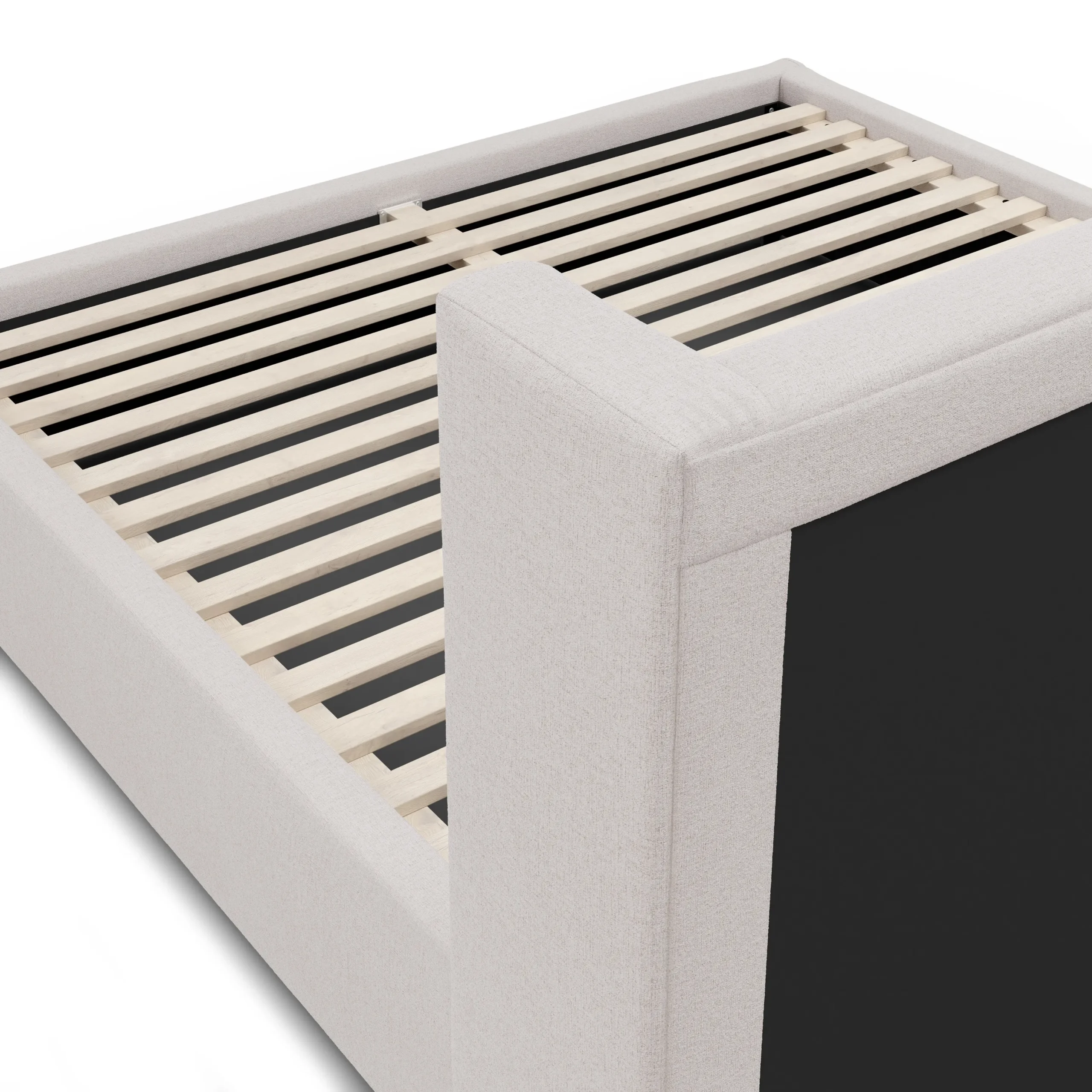 Calabri King Upholstered Bed - Napa White - Image 10