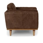 Timber 41_ Leather Lounge Chair - Charme Chocolat