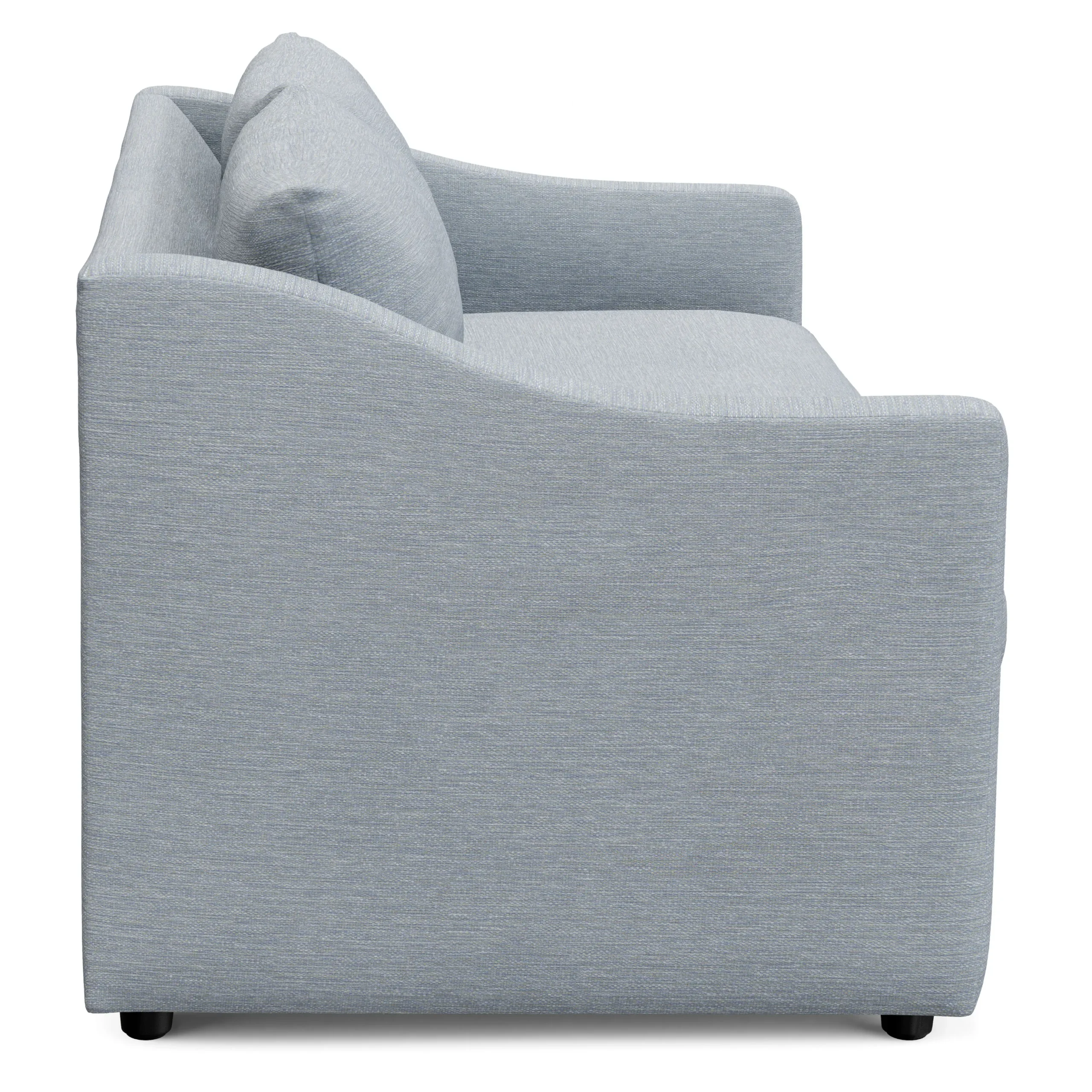 Landry 84.5_ Sofa Bed - Silver Light Blue - Image 7