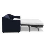 Landry 84.5_ Velvet Sofa Bed - Hale Ink