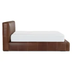 Cigar Queen Leather Storage Bed - Rawhide Brown