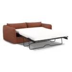 Leigh 86_ Sofa Bed - Napa Rust