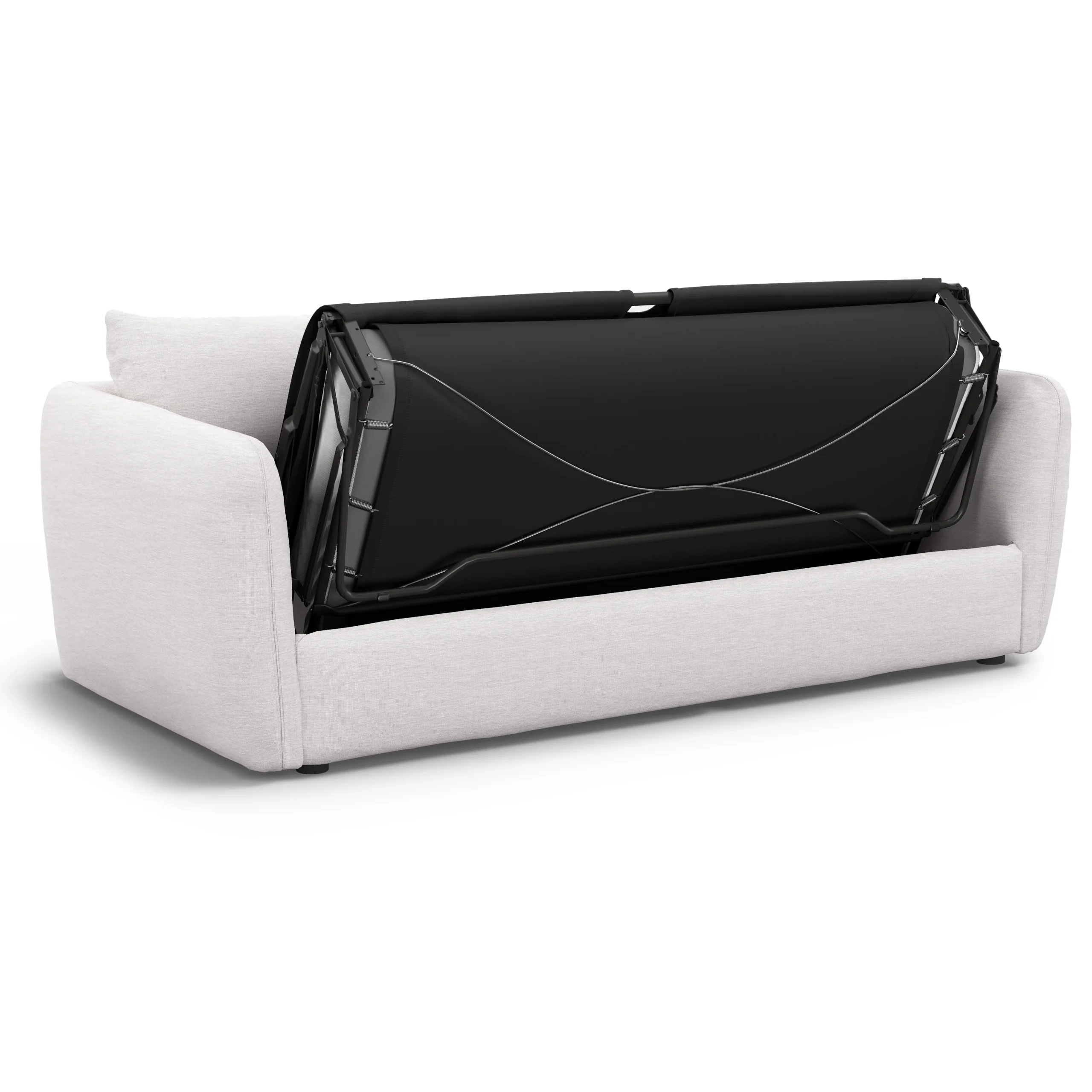 Leigh 86_ Sofa Bed - Silver Ivory - Image 14
