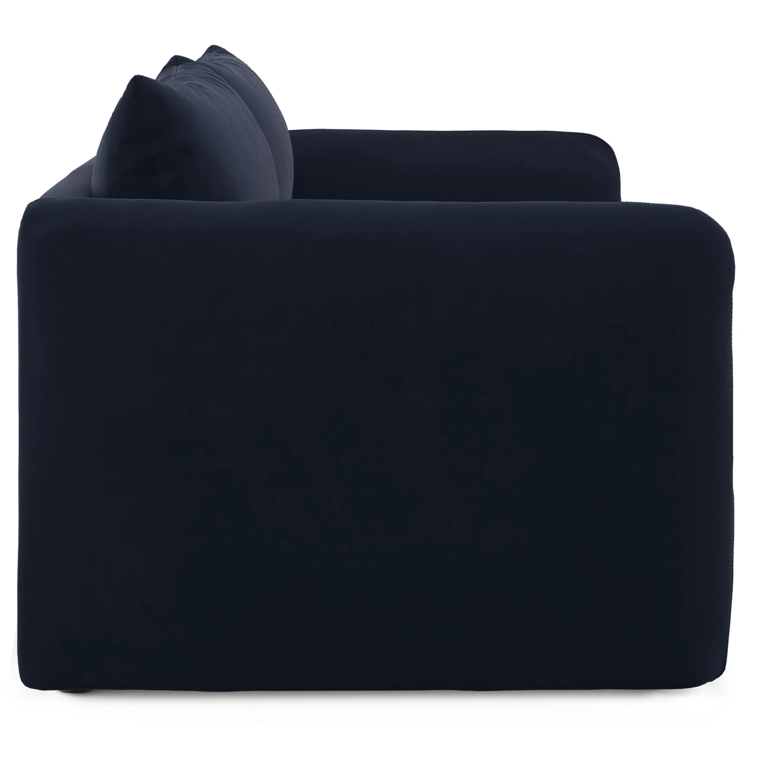 Leigh 86_ Velvet Sofa Bed - Hale Ink - Image 14