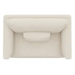 Marina 57_ Sleeper Chair - Ivory Wool Bouclé
