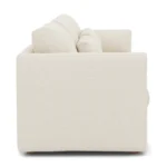 Marina 90_ Sofa Bed - Ivory Wool Bouclé