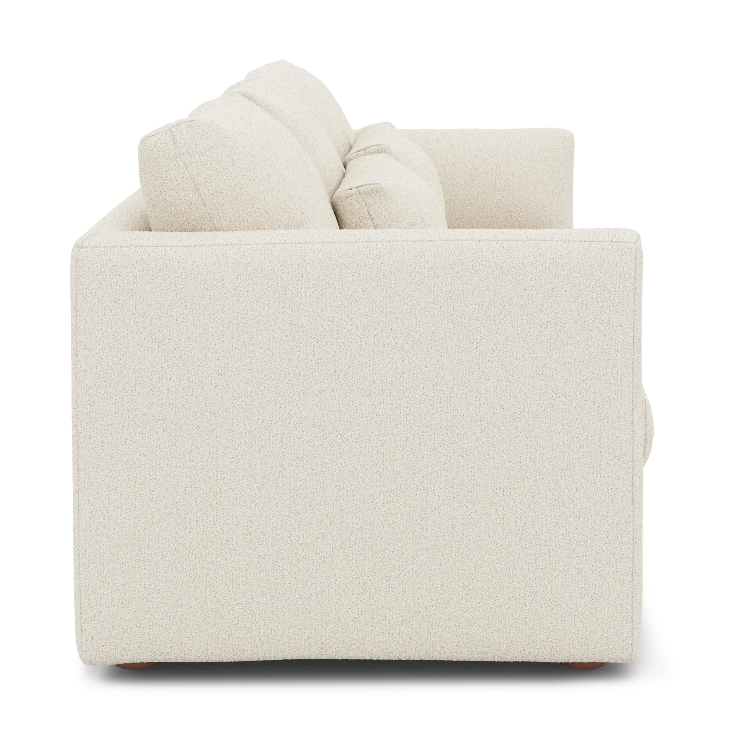 Marina 90_ Sofa Bed - Ivory Wool Bouclé - Image 7