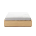 Leif Full Platform Storage Bed - White Oak
