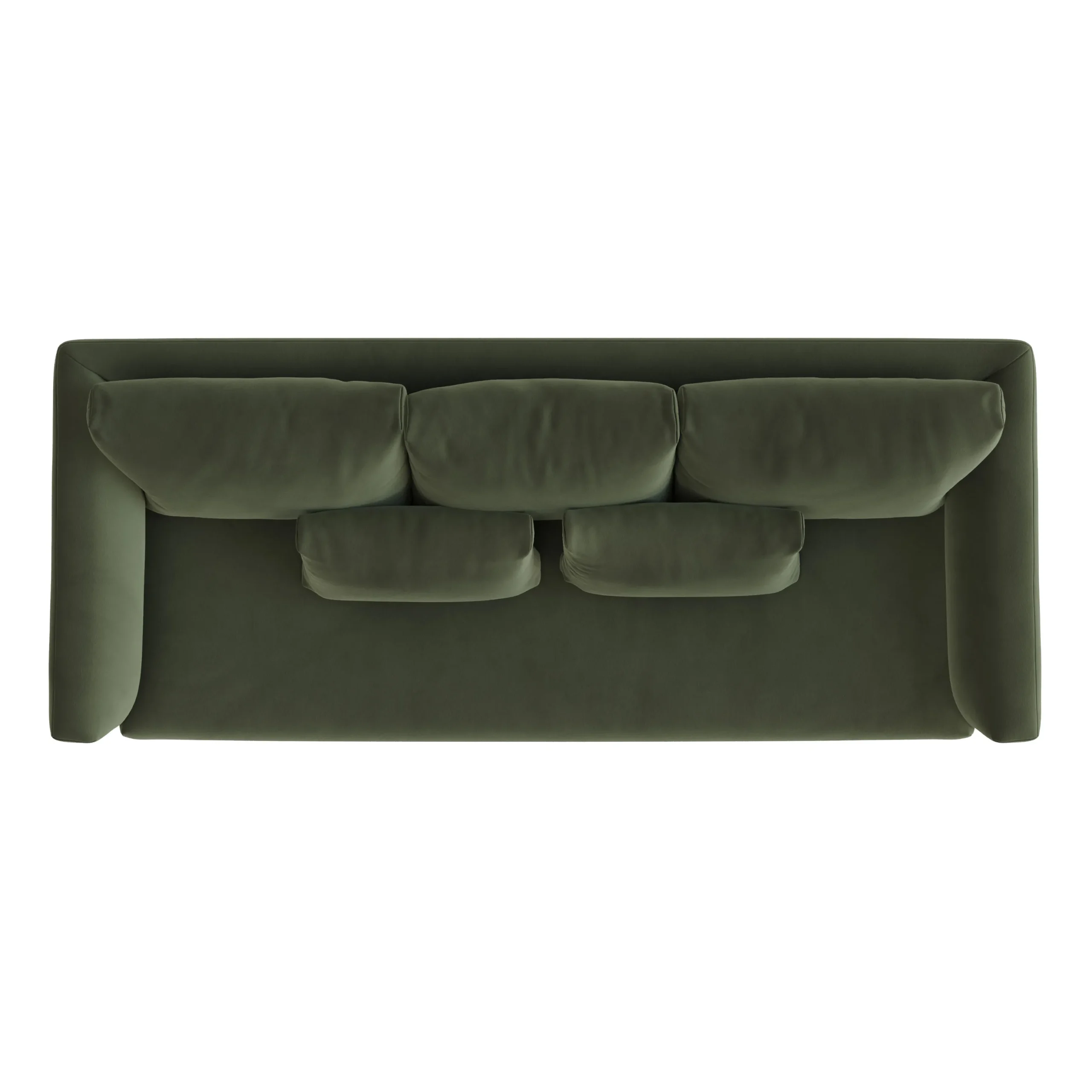 Marina 90_ Velvet Sofa Bed - Hale Fir Green - Image 14
