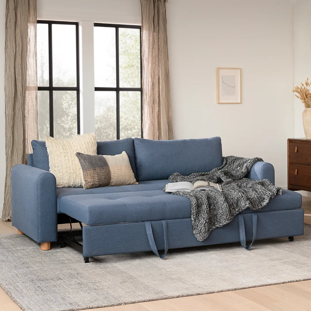 Nordby 87_ Sofa Bed - Lull Blue - Image 6