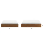 Leif King Platform Bed - Smoked Oak