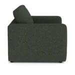 Riley 57.5_ Sleeper Chair - Green Wool Bouclé