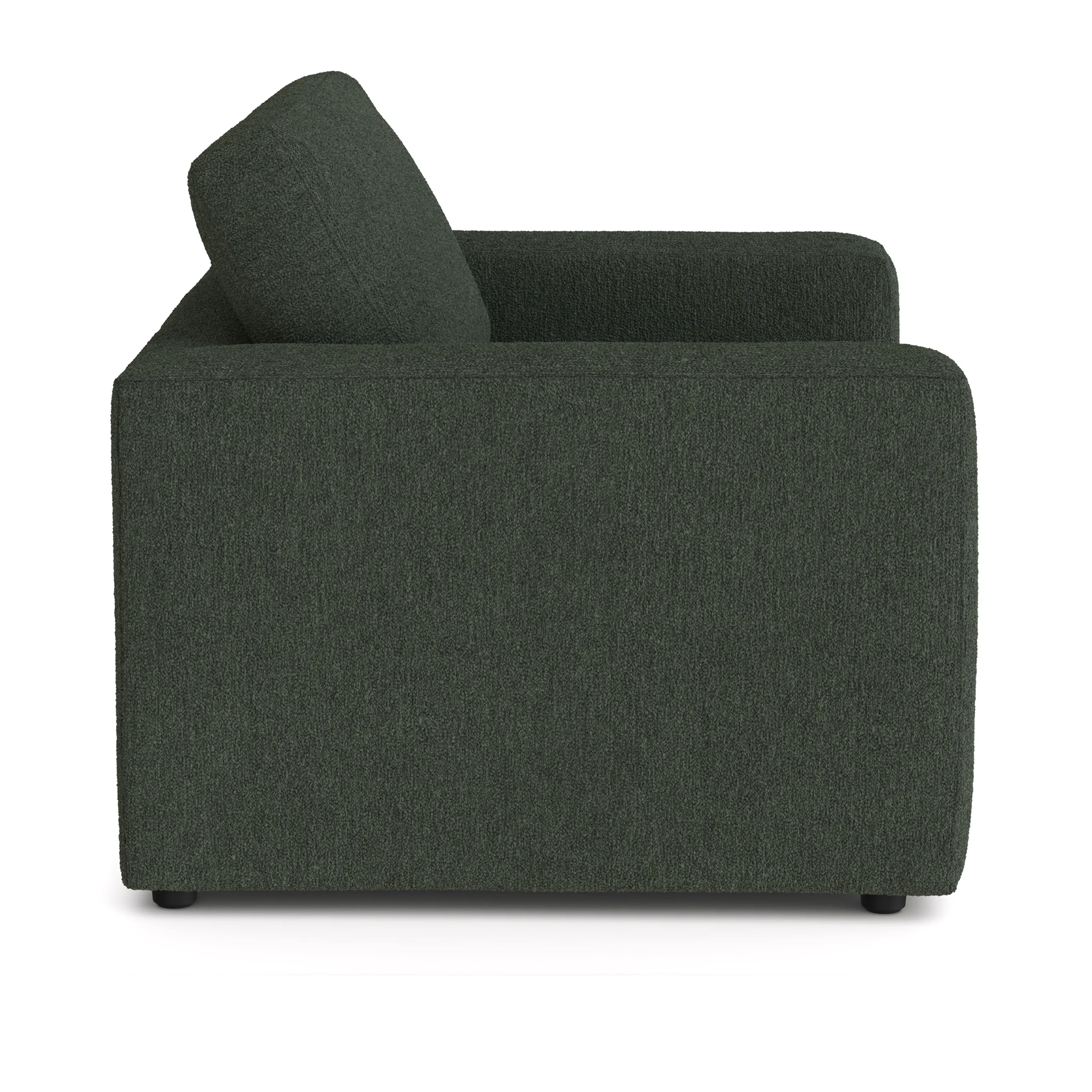 Riley 57.5_ Sleeper Chair - Green Wool Bouclé - Image 10