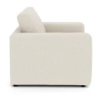 Riley 57.5_ Sleeper Chair - Ivory Wool Bouclé