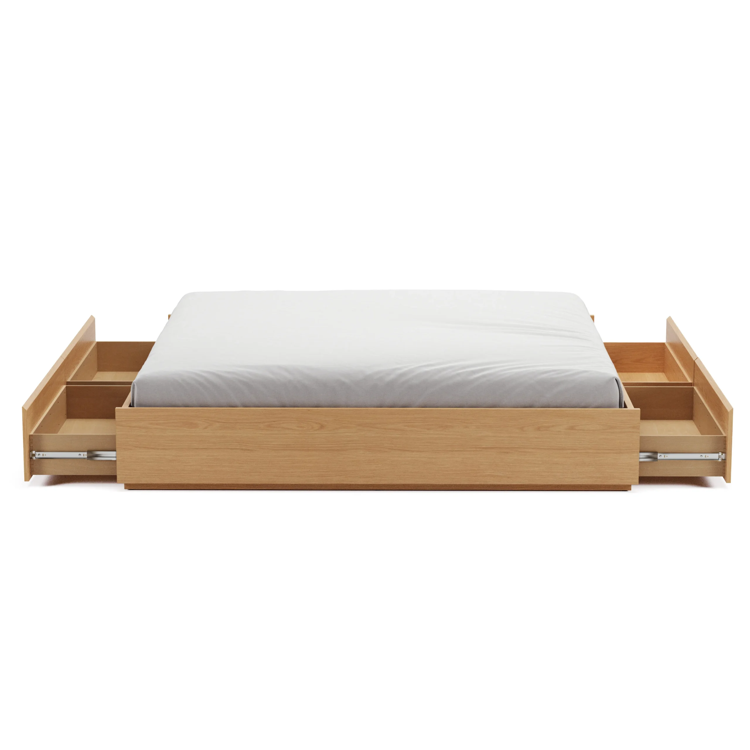 Leif King Platform Storage Bed - White Oak - Image 15