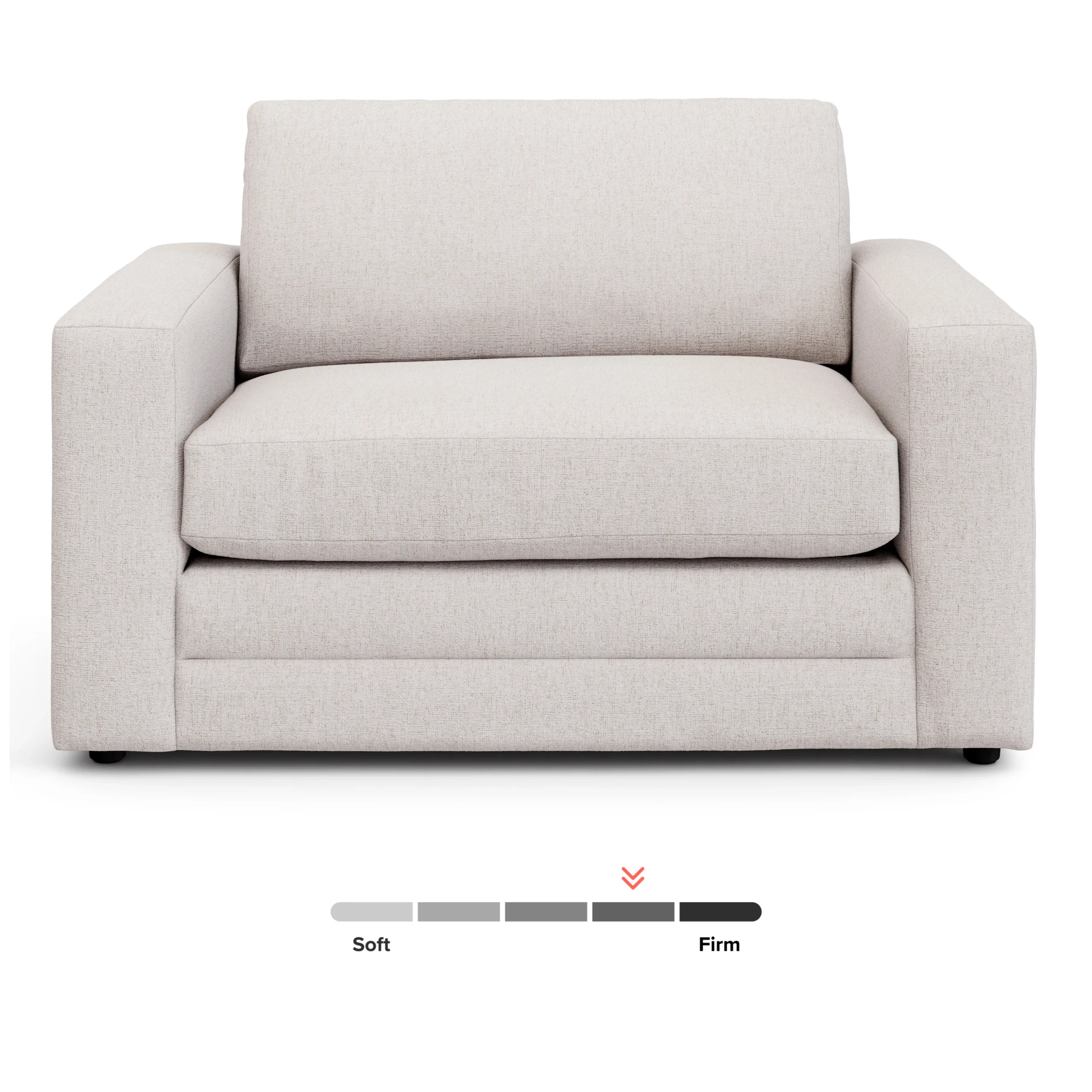 Riley 57.5_ Sleeper Chair - Napa White - Image 5