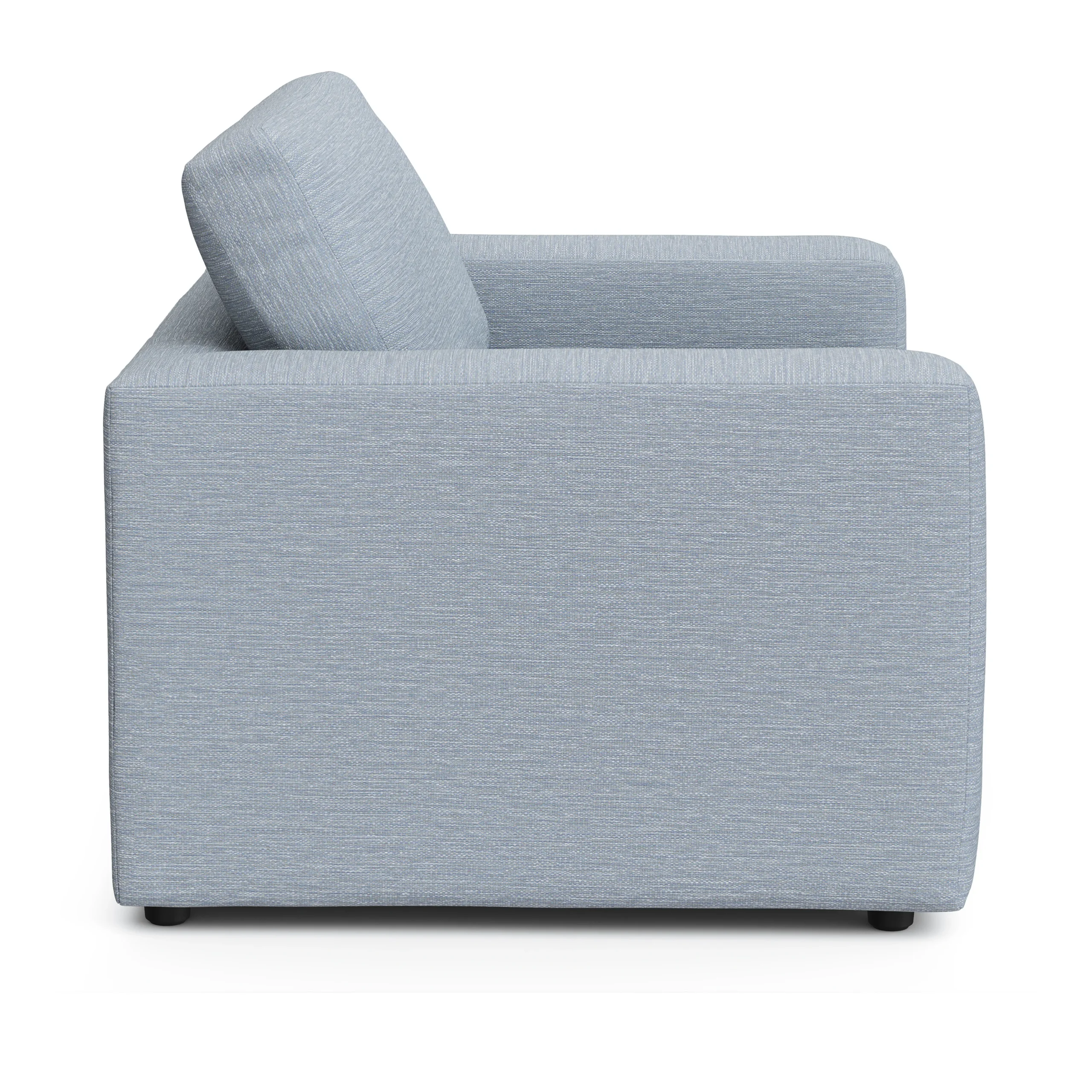 Riley 57.5_ Sleeper Chair - Silver Light Blue - Image 13