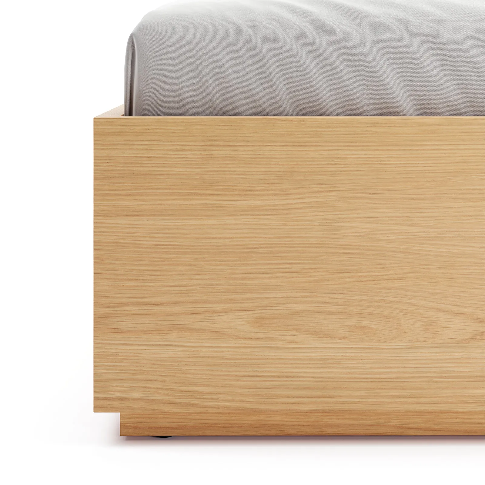 Leif Queen Platform Bed - White Oak - Image 6