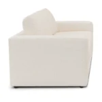 Riley 84_ Sofa Bed - Ivory Wool Bouclé