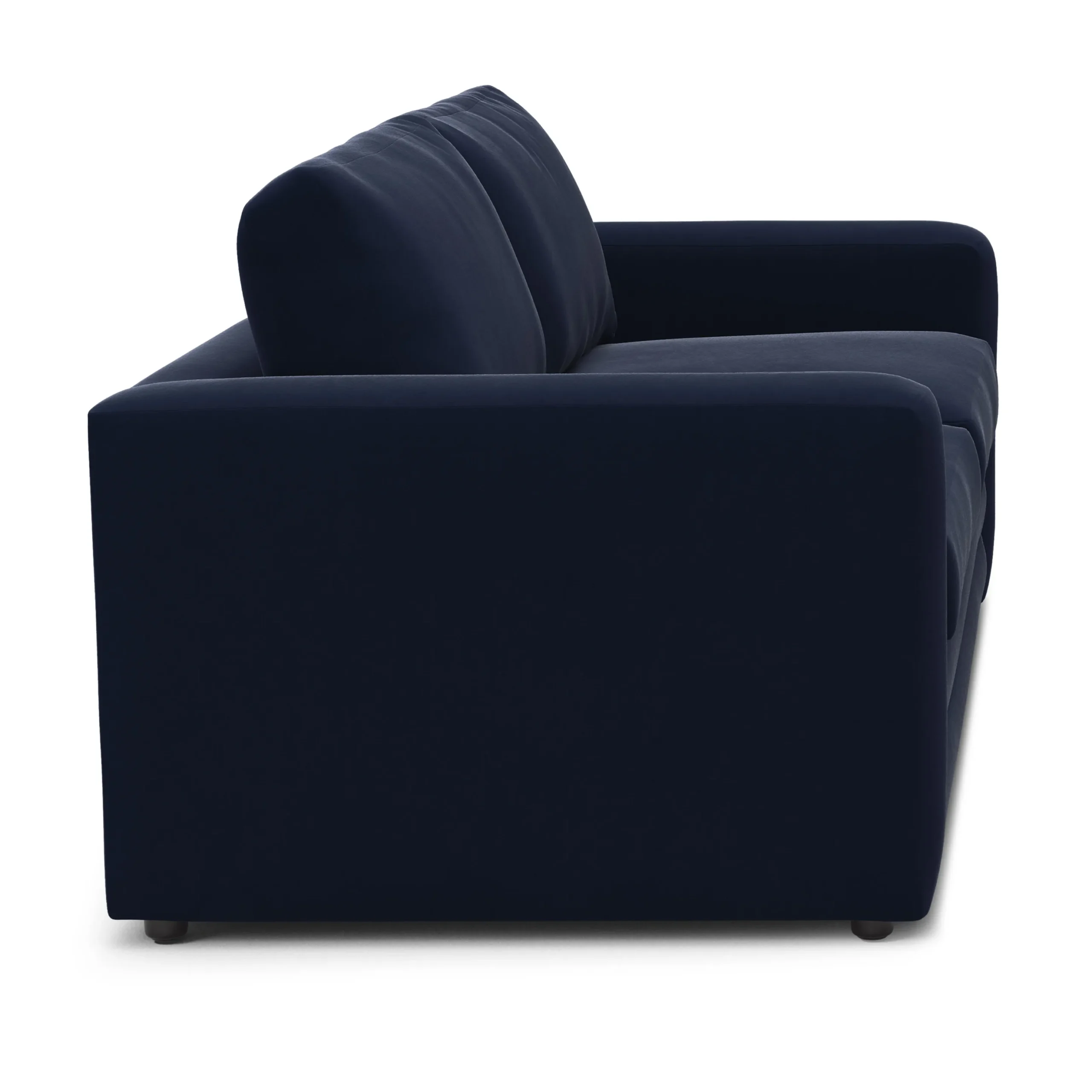 Riley 84_ Velvet Sofa Bed - Hale Ink - Image 7