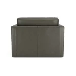 Sven 45.5_ Tufted Leather Sleeper Chair - Charme Green