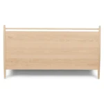 Lenia King Panel Bed - White Oak