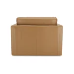 Sven 45.5_ Tufted Leather Sleeper Chair - Charme Tan