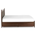 Lenia King Panel Storage Bed - Walnut